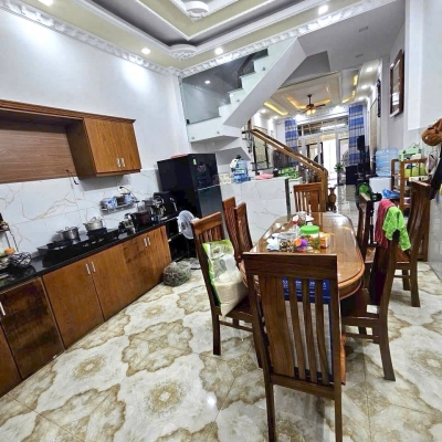 Cực Hiếm! Nhà 4 Tâng/4pn, HẺM XE HƠI 75M²– Gần CV Làng Hoa, Lê Văn Thọ Gò Vấp – 7.69 Tỷ TL!