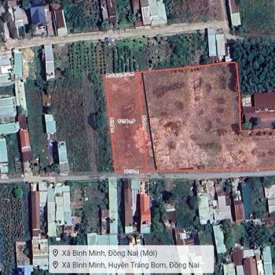 D1853 ⚡️⚡️ đất Full thổ Bình Minh-Giang Điền Đồng Nai, SHR, HXH, 20x63m, 8.x tỷ