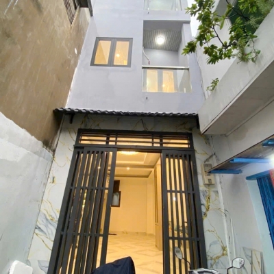 Nhà nở hậu 6m Mạc Vân P13Q8 (P.Chánh Hưng), ko lộ giới