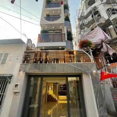 Nhà hẻm 310/78 Phạm Văn Chiêu, Phường 9, Gò Vấp, Hẻm 5m thông, 4,4x16m, Cn 62,2 m2, trệt lửng 3 lầu, ST, 5PN, 8WC, 1P Spa, Thang máy, Full nội thất, 14,5 tỷ TL