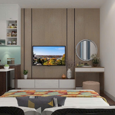 Cho thuê căn studio 28m2, full đồ tại chung cư Vinhomes Greenbay, Mễ Trì, Hà Nội
