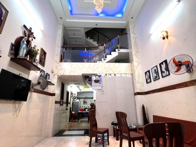 60M²  – 5 TẦNG/5PN, HẺM Ô TÔ – GẦN MẶT TIỀN Lê Văn Thọ – 7.55 TỶ TL!