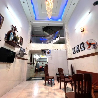 60M²  – 5 TẦNG/5PN, HẺM Ô TÔ – GẦN MẶT TIỀN Lê Văn Thọ – 7.55 TỶ TL!
