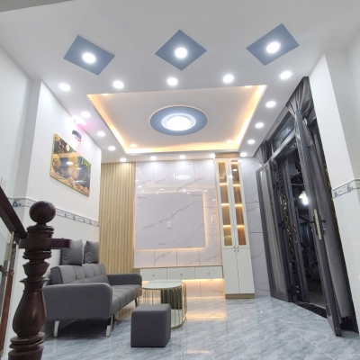 Nhà mới 2 lầu/ST đúc BTCT Hưng Phú P8Q8 (P.Chánh Hưng) full nội thất