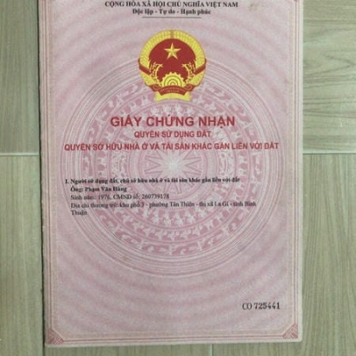 Tôi cần bán lô đất tổng dt 1.250m2, trong đó ó 400m2 thổ cư.