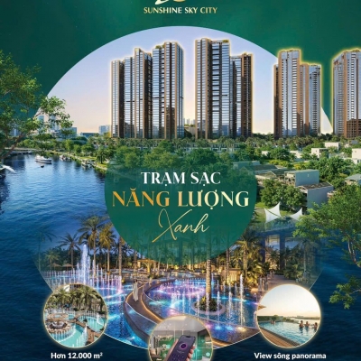 Tòa V8, V9 Sunshine Sky City chính thức nhận giữ chỗ giá từ 98 triệu/m2, được nhận 1% chiết khấu booking sớm