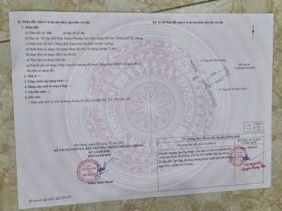 Lô 62.3m² giá hiếm 6xx triệu – tuyến 2 Bình Minh Nam Đồ Sơn ZALO 0567 222 555