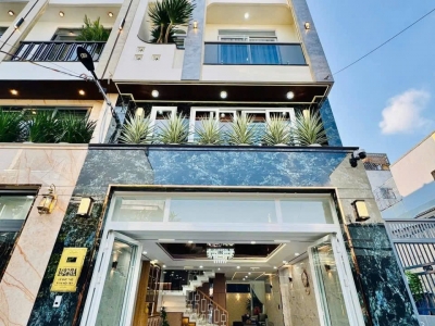 Nhà hẻm 1426/3A Lê Đức Thọ, Phường 13, Gò Vấp, Hẻm 6m thông, NH 5,7x17m, Cn 84,3 m2, trệt lửng 3 lầu, ST, 4PN, 5WC, 1P Xông hơi, Full nội thất, Thang máy, 15,8 tỷ TL