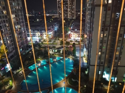 NHỈNH 7 TỶ- CHUNG CƯ VINHOME GARDENIA -80M2 - 2 NGỦ - 2 WC - FULL NỘI THẤT - VIEW BỂ BƠI
