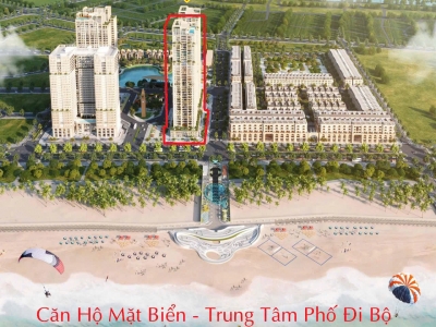 Căn hộ cao cấp mặt biển Bảo Ninh, TP Đồng Hới, 1 bước chạm biển, Giá chỉ từ 1.5 tỷ, sổ đỏ lâu dài