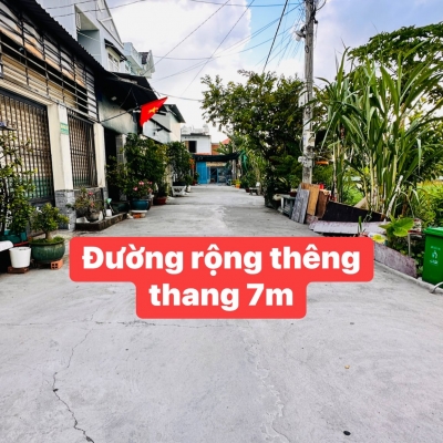 NHÀ 4X16M, ĐƯỜNG 7M THÔNG, GẦN UỶ BAN P THẠNH XUÂN, SÂN XE HƠI