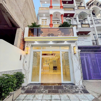 NHÀ HẺM XE HƠI, HUỲNH THỊ ĐỒNG, 4x19M, 5 TẦNG, NỘI THẤT XỊN XÒ