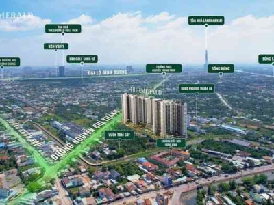 Nhận ngay căn The Emerald Garden View Chuẩn sống đôi xanh giữa lòng Thuận An, Bình Dương Chỉ từ 35 triệu/m²