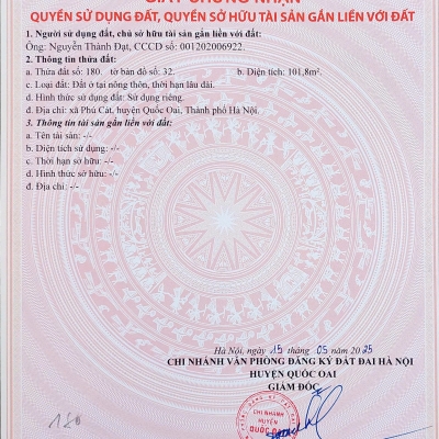Về đất nền Láng Hòa Lạc 100m2 giá 2.4 tỷ – gần công viên, môi trường sống xanh  Nguyễn Hùng BĐS - 0989333012
