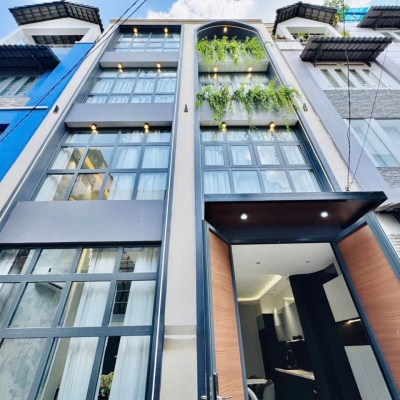 Nhà hẻm 417/95/2A Quang Trung, Phường 10, Gò Vấp, Hẻm 4m thông, 6,5x6,3m, Cn 40,5 m2, trệt lửng 3 lầu, ST, 4PN, 3WC, HT Mart Home, Full nội thất, 7,5 tỷ TL