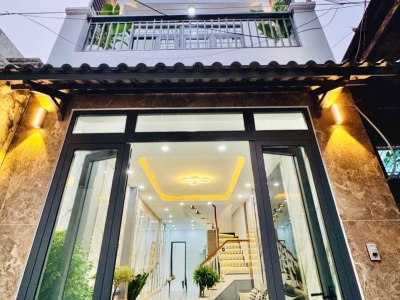 Nhà hẻm 309/10/12 Nguyễn Oanh, Phường 17, Gò Vấp, Hẻm 2,5m, 3,6x15m, Cn 54,4 m2, trệt 1 lầu, 3PN, 2WC, Full nội thất, 4,95 tỷ TL