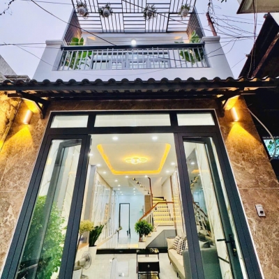 Nhà hẻm 309/10/12 Nguyễn Oanh, Phường 17, Gò Vấp, Hẻm 2,5m, 3,6x15m, Cn 54,4 m2, trệt 1 lầu, 3PN, 2WC, Full nội thất, 4,95 tỷ TL