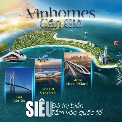 Siêu đô thị biển Vinhomes Green Paradise Cần giờ. Mở bán giá biệt thự chỉ từ 9xtr/m2. Cơ hội x3 tài sản