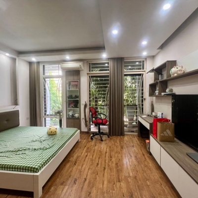 Bán nhà thịnh liệt mới 4 tầng long lanh 2 thoáng phân lô ao sào ô tô dừng đỗ ngày đêm hoàng mai