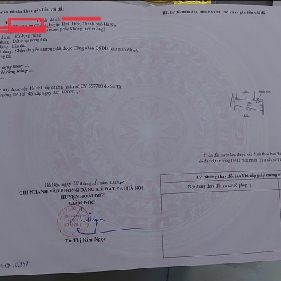 B-Á-N ĐẤT CHÍNH CHỦ TẠI XÃ KIM KIM CHUNG- HOÀI ĐỨC, OTO CON QUA NHÀ, NGÕ THÔNG, LH 0988 182 160
