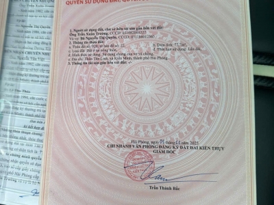 Bán đất sát Chợ Gốc Đa Minh Tân Kiến Thụy chỉ  9xx triệu - ZALO 0567 222 555