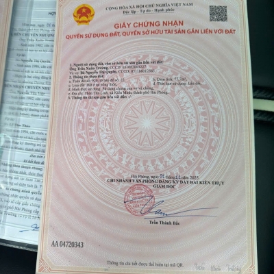 Bán đất sát Chợ Gốc Đa Minh Tân Kiến Thụy chỉ  9xx triệu - ZALO 0567 222 555