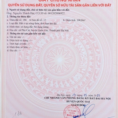 Đất nền Láng Hòa Lạc giá 2.3 tỷ diện tích 100m2 gần Đại học FPT – Nguyễn Hùng BĐS - 0989333012