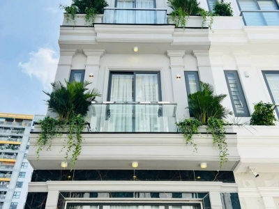 Nhà hẻm 616/61/222 Lê Đức Thọ, Phường 15, Gò Vấp, Hẻm 8m thông, 4x16m, Cn 64 m2, trệt 3 lầu, ST trước sau, 3PN, 4WC, PT, Phòng xông hơi, Thang máy, Full nội thất, 12,3 tỷ TL