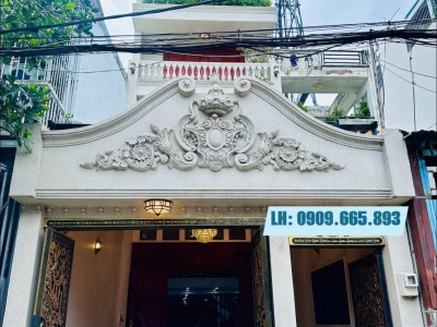 BIỆT THỰ MINI TÂN CỔ ĐIỂN - 
DT: 5x20 ❌ 6 TẦNG FULL Nội Thất Gỗ: 2 Tỷ - Giá chỉ 10,9 tỷ TL. TT P9 Gò Vấp. TPHCM.