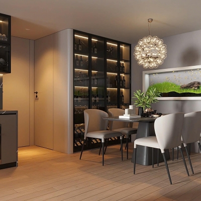 17.3.26.1 Bán căn 3 ngủ Golden Palm Lê Văn Lương, căn góc, kính vòm, nội thất sửa lại đẹp nhất tòa, dt 125m2