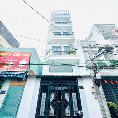 Bán Chdv hẻm 1306/18/9 Quang Trung, Phường An Hội Tây, TP HCM (Phường 14, Gò Vấp), Hẻm 6m, 5x16m, Cn 66,4 m2, trệt lửng 4 lầu, ST, 10P Full nội thất, Thang máy, 11 tỷ TL