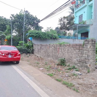 Bán đất mặt đường to 102 m2 gần KCN Cao Hòa Lạc – ĐH Quốc Gia, giá chỉ 2.2  tỷ