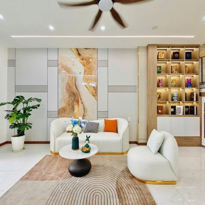 Nhà MT 69 Đường số 4, Phường 16, Gò Vấp, MT 12m, 4,1x12m, trệt 2 lầu, ST, 4PN, 5WC, Full nội thất, 8,6 tỷ TL