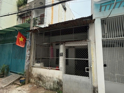 Nhà hẻm 106/19 Đường số 14, Phường 8, Gò Vấp, Hẻm 4m, 3,6x13m, Cn 43,3 m2, Cấp 4 lửng, 4,65 tỷ TL Lộc