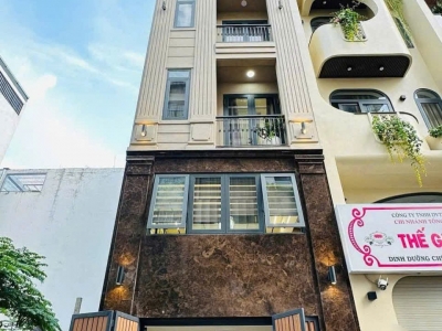 Nhà hẻm 435/7/17 Thống Nhất, Phường 11, Gò Vấp, Hẻm 6m thông, 4x12,6m, Cn 50,5 m2, trệt lửng 4 lầu, ST, 4PN, 5WC, Full nội thất, Thang máy, 11,9 tỷ TL