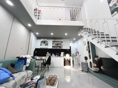 ♪ 1 nhà ra Kiệt Ô tô gần MT Điện Biên Phủ 54m2, gác lửng đẹp, 3.6x tỷ