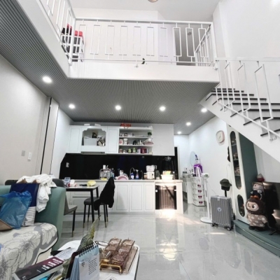 ♪ 1 nhà ra Kiệt Ô tô gần MT Điện Biên Phủ 54m2, gác lửng đẹp, 3.6x tỷ