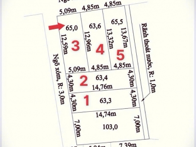 LÔ GÓC 2 MẶT ĐƯỜNG – ĐA NGƯ TÂN TRÀO, GẦN KCN – GIÁ CHỈ 1 TỶ 5XXX  ZALO 0567 222 555