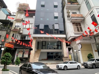 BÁN NHÀ TRUNG HÒA, TÒA BUILDING MẶT PHỐ, 80M, MẶT TIỀN 5M, CHỈ NGOÀI 40 TỶ