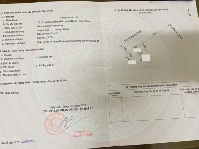 Chính chủ gửi bán Lô Góc Siêu Đỉnh tuyến 2 Lê Hồng Phong, đường siêu rộng 54 m
