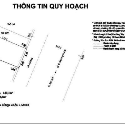 Đất MT 827 Tân Sơn, Phường 12, Gò Vấp, MT 24m, 8x20m, 26 tỷ TL