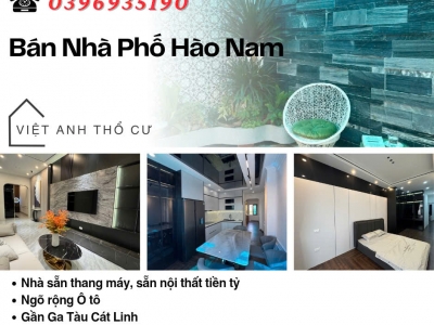Bán nhà Hào Nam, 7 Tầng Thang Máy, Ngõ Ô tô, Giá: 13.7 Tỷ, Lh: 0396935190.