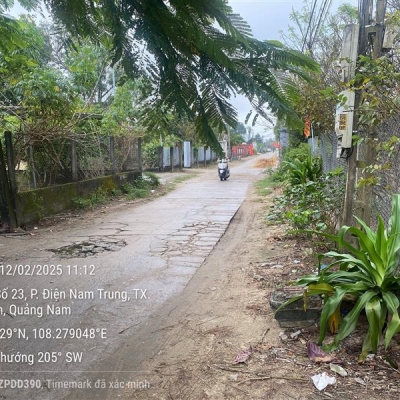 Bán đất đẹp vuông vức đường 23, Điện Nam Trung, Điện Bàn, Quảng Nam.