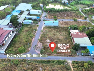 Chính chủ gửi mặt tiền kd Quảng Tiến Bình Minh, 1.6 tỷ 186.7m2