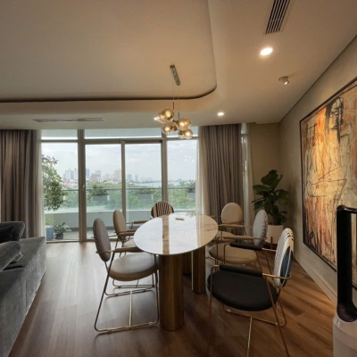 Cho thuê chung cư cao cấp Watermark 395 Lạc Long Quân, 157m2, 3 ngủ 2 vệ sinh, view Hồ Tây
