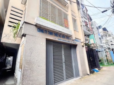 BÁN NHÀ 3 TẦNG HXH CĂN GÓC 2 MẶT ĐƯỜNG TRẦN QUANG DIỆU, P.14, QUẬN 3 - DT ĐẸP 5M NỞ HẬU 6,6M * 19M - GIANG GIANG:0901611116