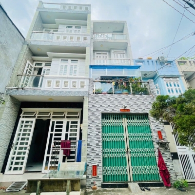 Nhà hẻm 1066/2/1A Lê Đức Thọ, Phường 13, Gò Vấp, Hẻm 4m, 3,9x12,6m, Cn 47,9 m2, trệt 2 lầu, 4PN, 3WC, 4,9 tỷ TL