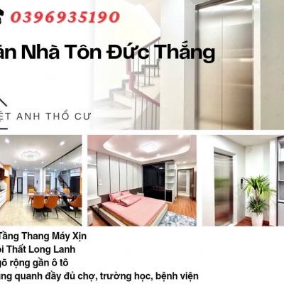 Bán nhà Phố Tôn Đức Thắng, 40m2 Thang Máy Xịn, Nội Thất Long Lanh, Giá: 13.6 Tỷ, Lh: 0396935190.