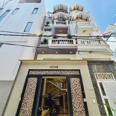 Nhà hẻm 137/1/30E Đường số 59, Phường 14, Gò Vấp, Hẻm 6m, 4x15,1m, Cn 60,4 m2, trệt lửng 3 lầu, ST, 4PN, 6WC, Full nội thất, 9,99 tỷ TL