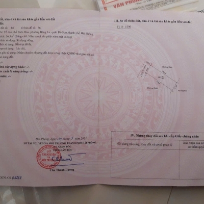 8xx Triệu Lô Đất 56.5m2 Nở Hậu Tại Trung Tâm Bàng La - ZALO 0567 222 555